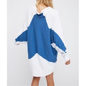 Free People Star Girl Oversized Terry Pullover Sweatshirt